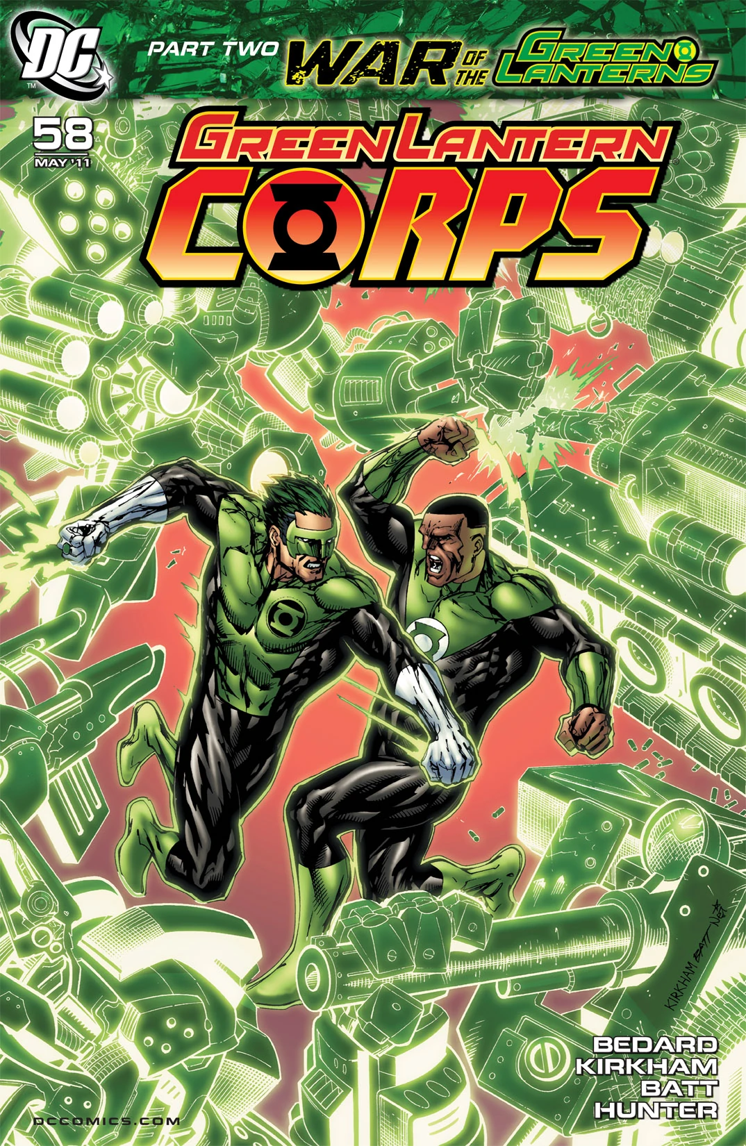 Green Lantern Corps #58 (DC, 2011 — Cover A) cover